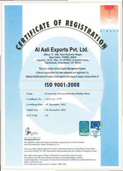 Meat Exporters Certifications